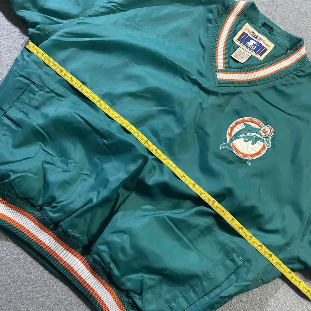 Vintage 90s Starter Dan Marino #13 Miami Dolphins Pullover Jacket Men’s Large